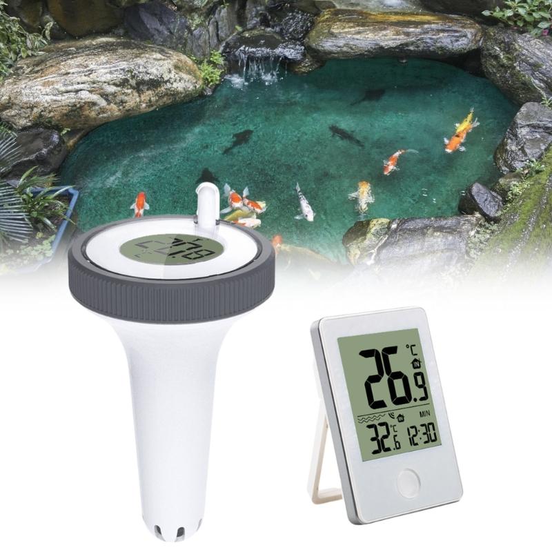 Waterproof Digital Thermometers for Swimming Pools and Fish Tanks with Convenient Remote Monitoring Capability