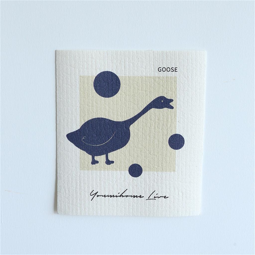 Reusable Paper Towels Dish Cloths For Washing Dishes Wood Pulp Cotton Dishcloth Dish Rags For Kitchen