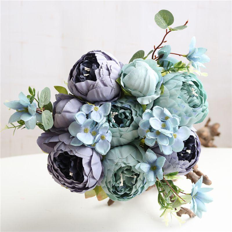 Colored Artificial Peony Flowers Perfect For Home Party Decoration**