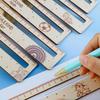 Custom Cartoon Ruler With Name, Personalized Reading Aid Ruler For Daily Learning And Desk Decor,