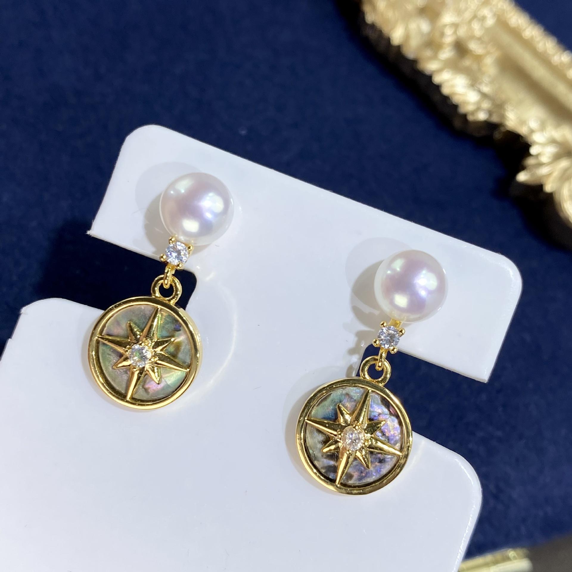 

Серьги из ракушек с пресноводными морскими ушками. Высококачественные и минималистичные темпераментные серьги. Женские серьги.