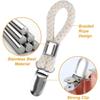 2025 Bathroom Towel Clips Braided Cotton Towel Clip with Metal Clamp 1PCS for Home Bathroom Kitchen Storage Pegs