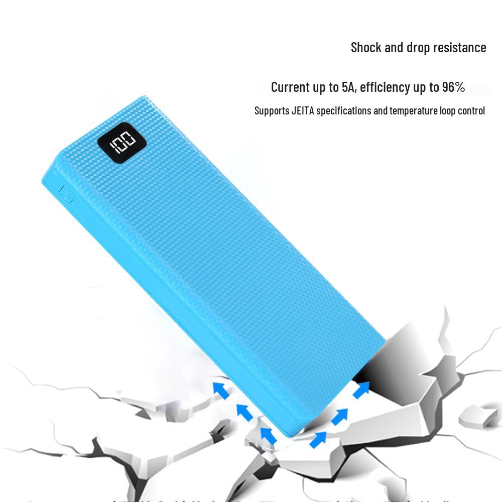 8-Section 18650 DIY Solderless Lithium Battery Power Bank Kit