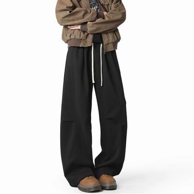 Men's Casual Pants, Sweatpants, Loose Straight Leg Heavy-duty Floor Pants
