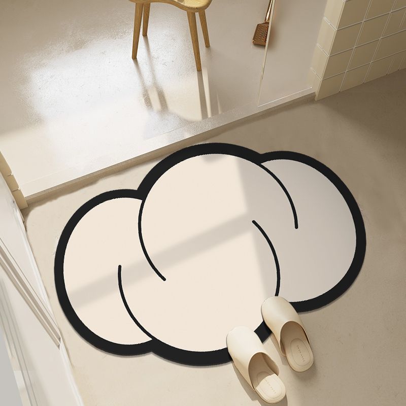 Non-slip Bathroom Mat Northern Europe Water Absorbent Quick Dry Bathtub Shower Ins Home Textile Welcome Doormat Washable Fashion