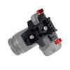 Universal 15mm Rod Rail Clamp Mounting Base Plate Bracket for Panasonic for Fujifilm DSLR Camera Rig Follow Focus Support System