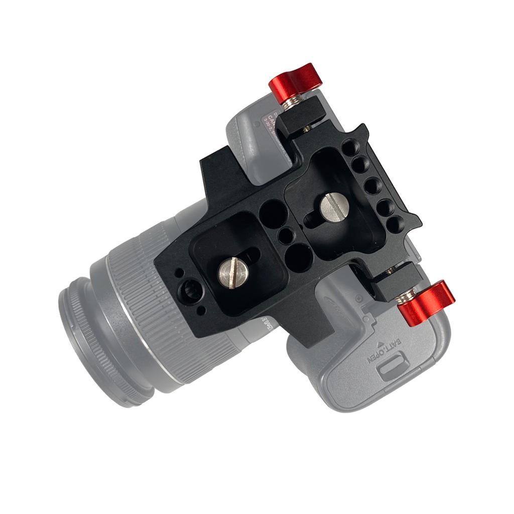 Universal 15mm Rod Rail Clamp Mounting Base Plate Bracket for Panasonic for Fujifilm DSLR Camera Rig Follow Focus Support System