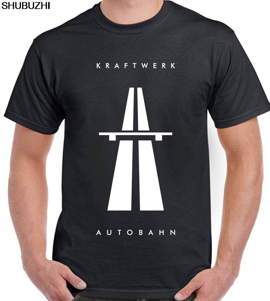 

Autobahn - Kraftwerk Mens Music T-Shirt Autobarn new brand tshirt summer cotton top tees drop shipping sbz3375 4XL