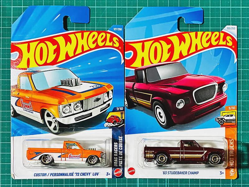 Hot Wheels CUSTOM PERSONNALIS CHEVY LUV STUDEBAKER CHAMP Summit Chevy Luv Truck Studebaker / '72 / '63