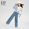 Girls Bow Jacquard Knit Sweater