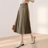 Chushen Maillard Academic A-Line Pleated Skirt
