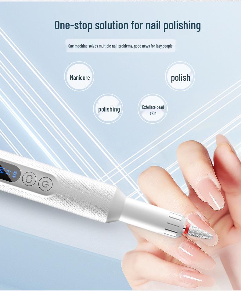 Portable Electric Nail Drill and Polishing Tool