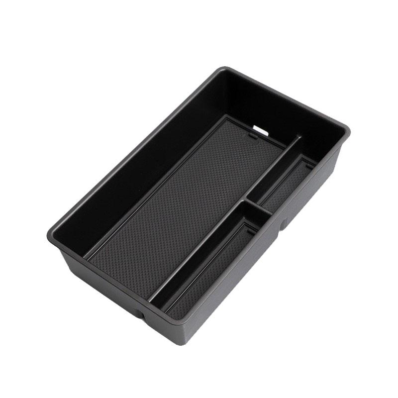 For Xpeng P7+ 2026 Armrest Storage Box Center Control Lower Tray Orgnizer Wireless Charging Pad Water Cup Holder Car Accessories