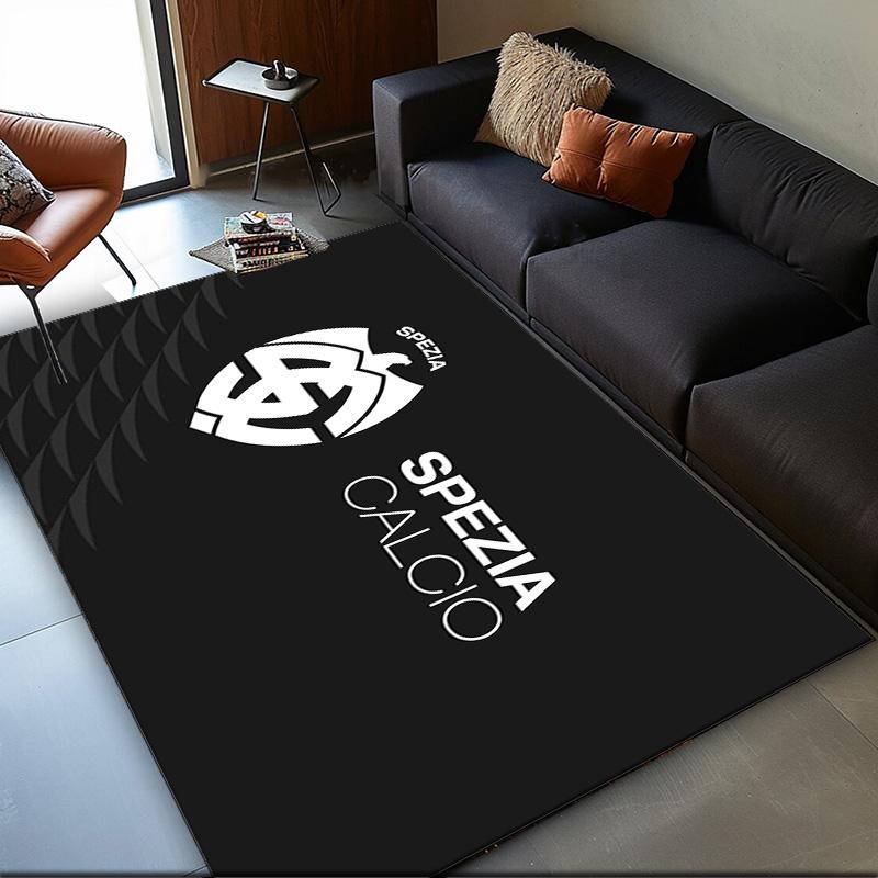 1PC rug Spezia Fc Crest Design Carpet, Chair Rug,Area Rug for Office Bedroom living rooms bedroom, Doormat decor Christmas fan gifts