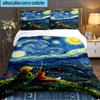3PCS Little Prince Bedding Set,Including 1pc Duvet Cover And 2pcs Pillowcases Perfect for Bedroom, Dormitory, Large size Fan Christmas gift