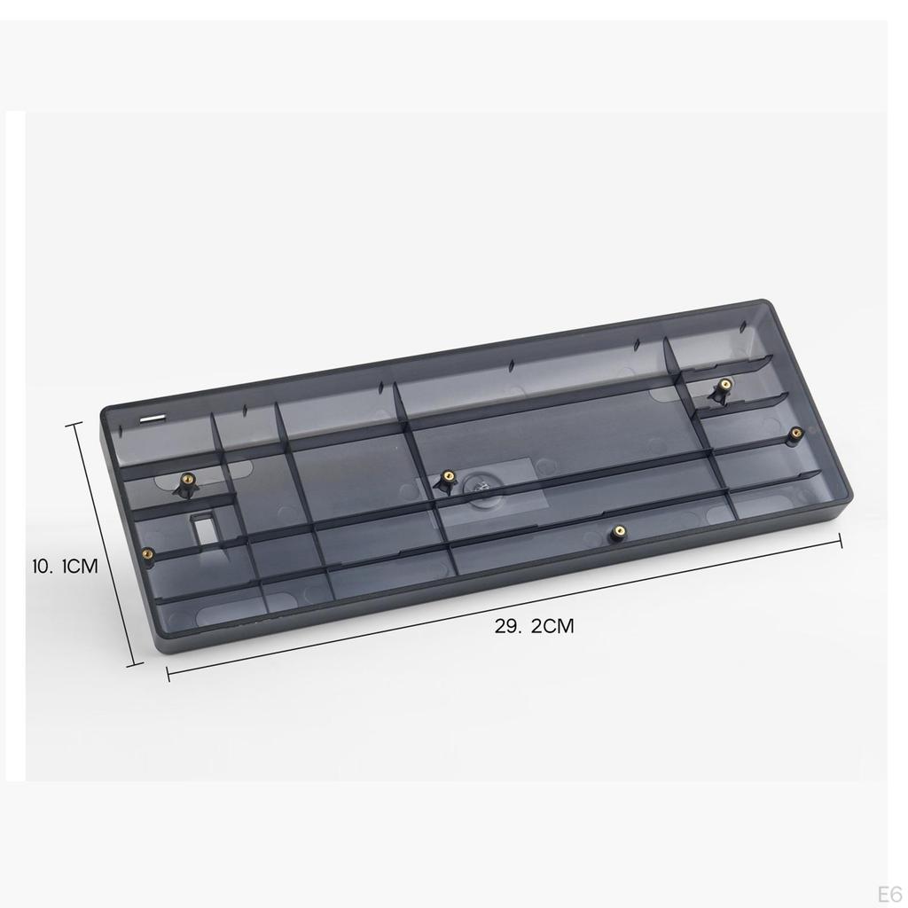 Compact Plastic Case for POKER 2 60% Mechanical Keyboard, Easy Assembly