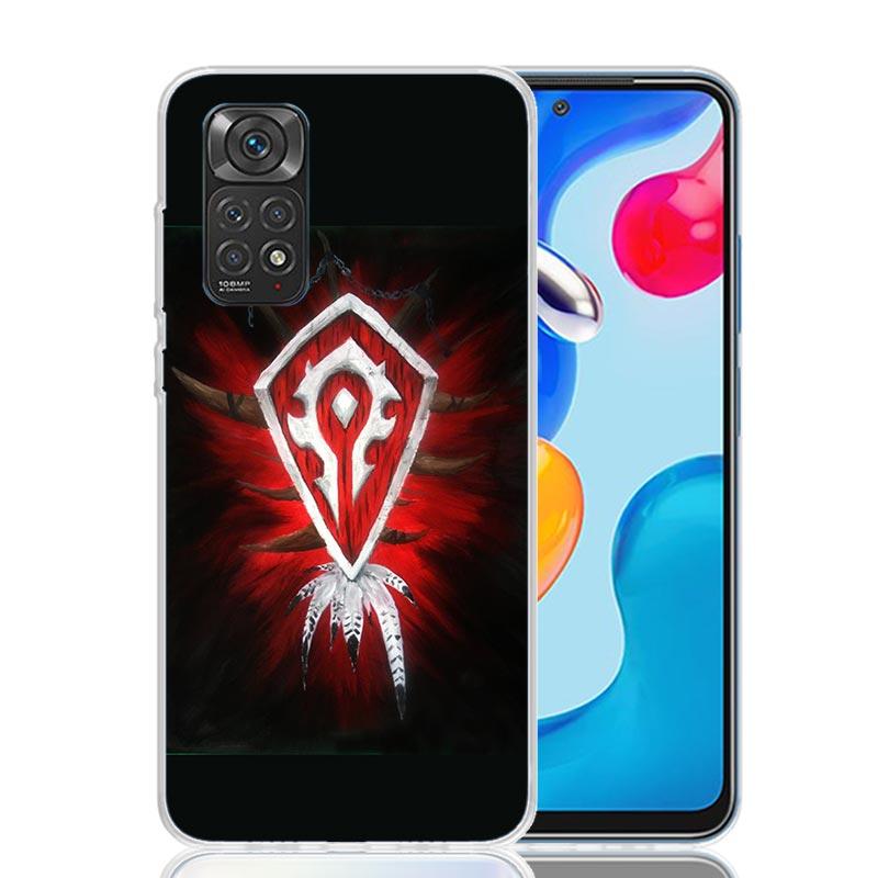 

W-World Of W-Warcraft W-Wow Phone Case For Xiaomi Redmi Note 13 14 15 Pro Plus 12S 12 14S 11S 11E 10 10S 11 11T 5G 4G Cover Coqu Redmi Note 15 4G