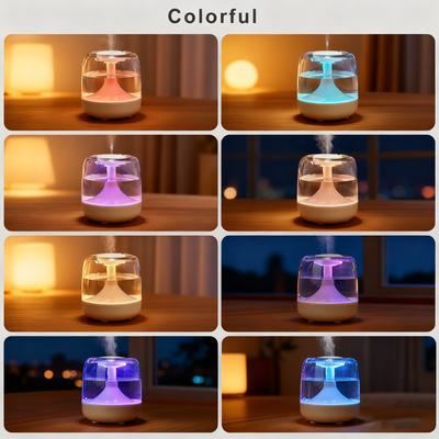 Desktop Humidifier with High Fog Volume Bedroom Desktop Silent Atmosphere Light Large Capacity Air Humidifier
