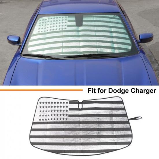 Front Windshield Sunshade -fit Windshield Sun Shade for Dodge Charger 11+