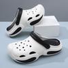 Men's hole shoes are breathable and non-smelly, and the thick-soled non-slip bag head cool slippers are worn outside summer beach slippers.