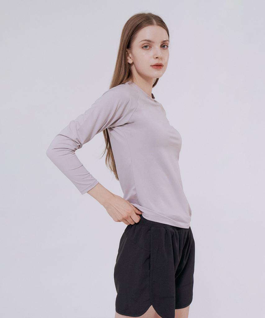NOKJOK Awesome Long Sleeve Tee Running Yoga Wear Pilates Wear (Type A)