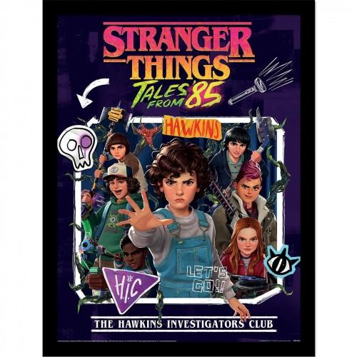 Stranger Things: Tales from Â´85 HIC Team Framed Poster