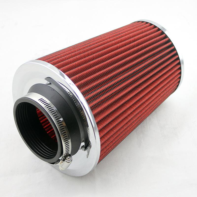 Universal 3 Inch 76 Mm Cold Air Intake Sports Air Filter High Performance Clamp-On Washable Car Professional Spare Parts