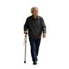 Collapsible Aluminum Trekking Poles for Hiking & Travel - Five-Section Telescopic Cane for Elderly Climbing