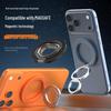 Magsafe Magnetischer Dual-Ring Handyhalter: Multifunktional, Drehbar, Faltbar, Doppelseitiger Griff für Schreibtisch und Live-Übertragungen.