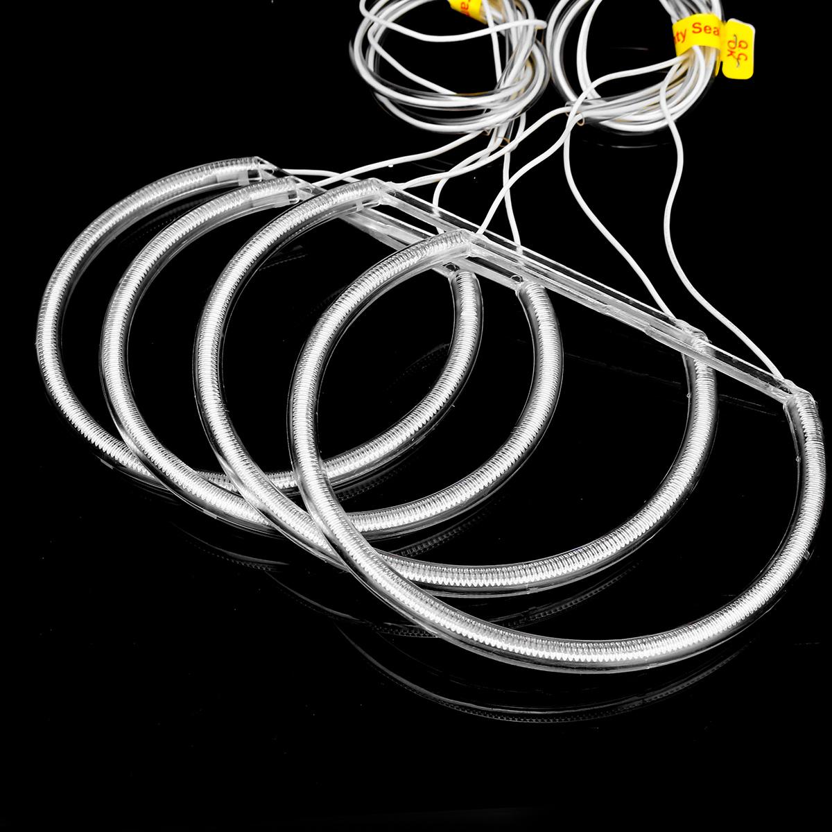 Anneaux Angel Eyes CCFL Blanc Pour BMW E46 Coupé/Cabriolet 1993-2003 - 4 Anneaux Haute Luminosité