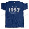 Mens Fashion Cotton T-shirt Men Brand Teeshirt 1957 Limited Edition Funny Tee-shirt Male Summer Tops Brand Clothing