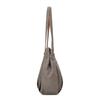 Lässige Canvas-Tragetasche mit gefaltetem Frontdesign Lange Schultergurte Große Kapazität Shopper-Tasche für den täglichen Gebrauch