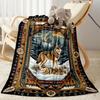 Deer In The Forest flannel,Lightweight,Flannel Blanket,Comfortable Blanket, Sofa Blanket, gift blankets,Holiday gift blanket Blankets