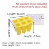Reusable Ice Cream Popsicle Mold Creative Design Wood Stick Homemade Ice Box Easy Release DIY Popsicle Mold Cube Tray