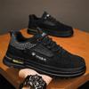 Men's Shoes Autumn New Wear-resistant Outdoor Sports Site Work Labor Insurance Casual Retro Low-top Tooling Trendy Shoes