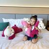 Cute Stuffed Bear Pillow Soft Plush Toy For Kids Perfect Birthday Gift