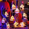 Neue süße Geister-LED-Lichterketten für Halloween - Bunte dekorative Halloween-Lichter