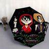 1pc Héctor & Miguel Design Automatic Opening and Closing Folding - A Good Choice for Gifts, Fashionable and Convenient Umbrella With Cute Ca