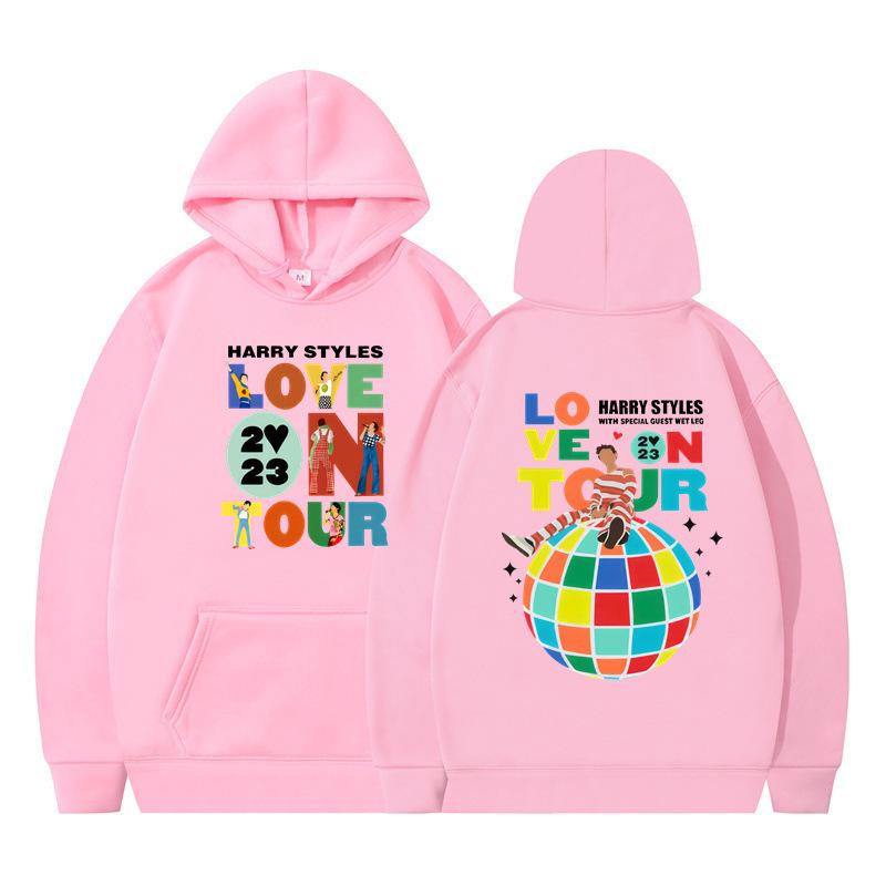 New HARRY STYLES Men's and Women's Peripheral Casual Loose Hooded Sweater