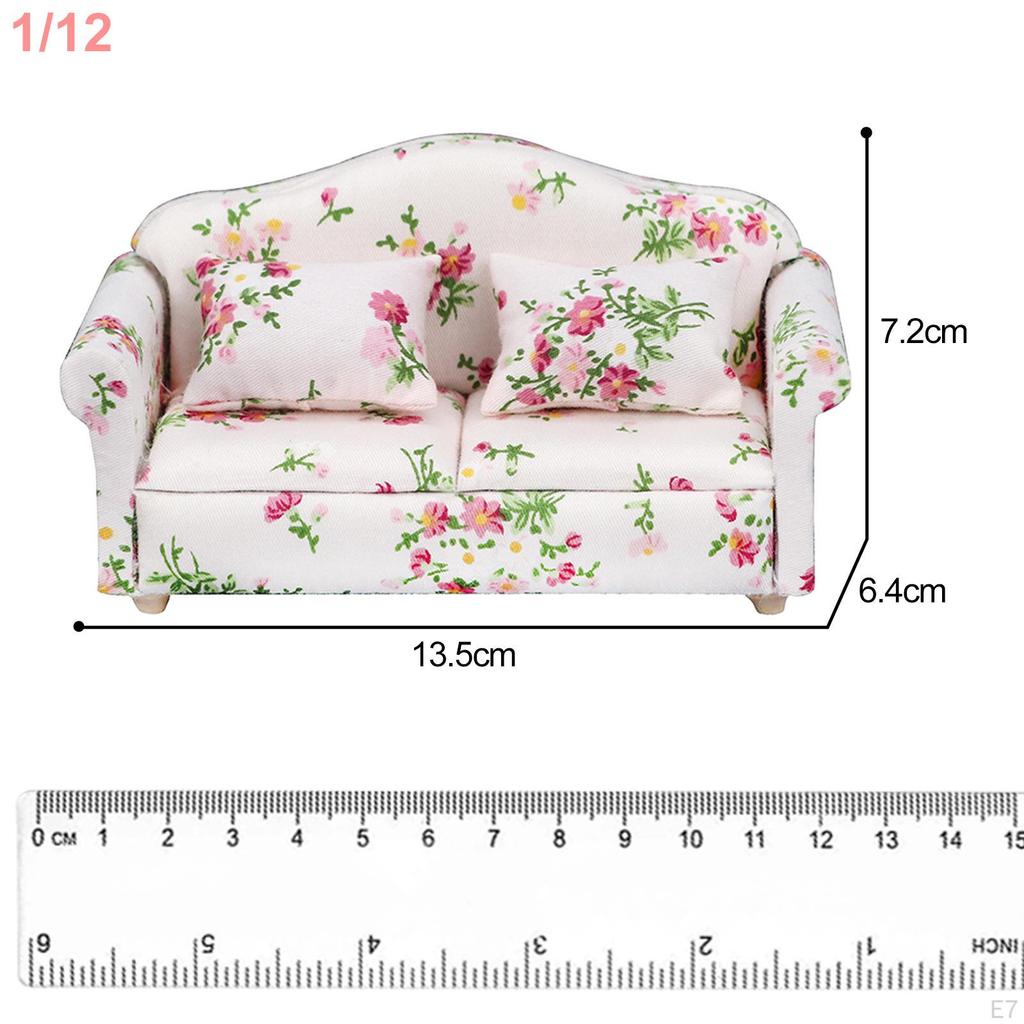 1/12 Dollhouse Miniature Scene Props Doll House Decoration Kids Children Toy for Bedroom Living Room