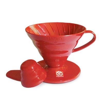 V60 transparenter Tropfer 01 rot
