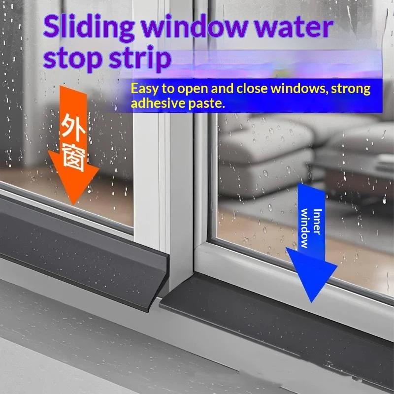 Anti-aging Schuifpui Afdichtingsstrip 0,5/1/2M Water- en Regenwerend Tochtstrip Winddicht voor Thuisgebruik