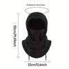 2Pcs Balaclava Windproof Winter Face Mask Warm Fleece Ski Mask for Men and Women Cold Weather Motorcycle Bike Cycling Neck Warmer