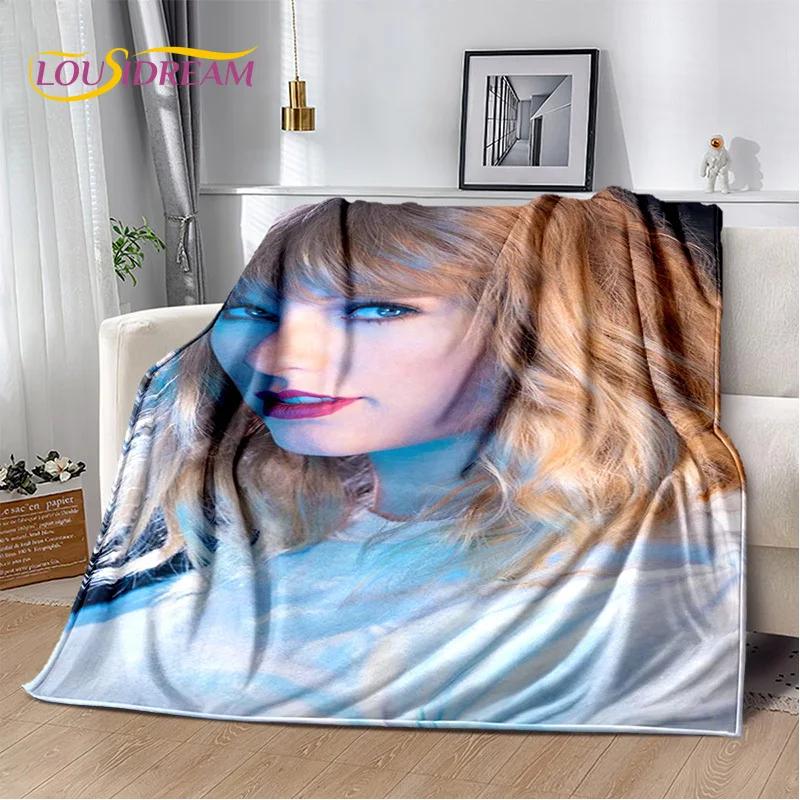 3D Taylor-r Singer T-Swizzle Decke, Weiche Überwurfdecke für Zuhause Schlafzimmer Bett Sofa Picknick Reise Büro Abdeckung Kindergeschenk Geschenk