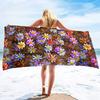 Boho Blume Mikrofaser Sandfreies Strandtuch Dünn Schnelltrocknend Super Saugfähig Übergröße Groß Leichtgewichtige Handtücher Ultra Saugfähig