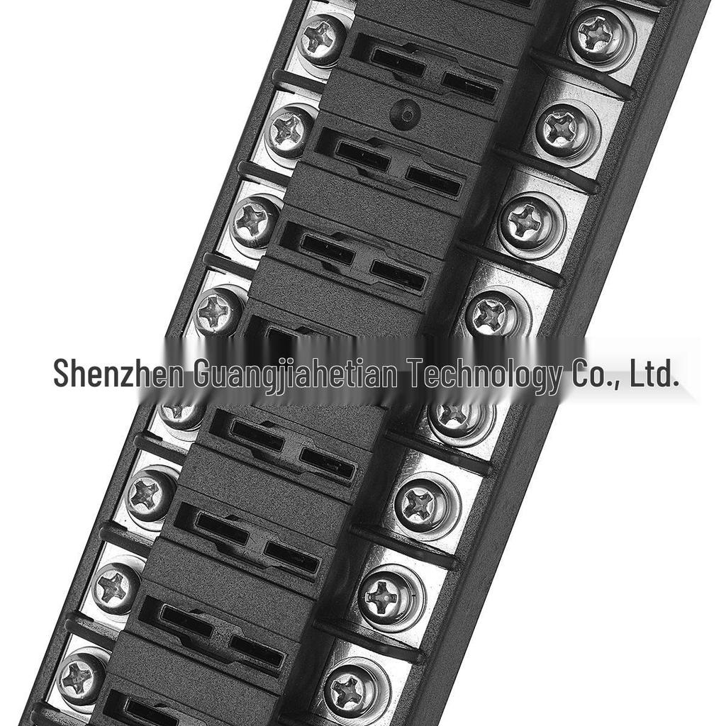 Compatible 6 or 12-Way M5 Screw Connector Car Fuse Box Holder