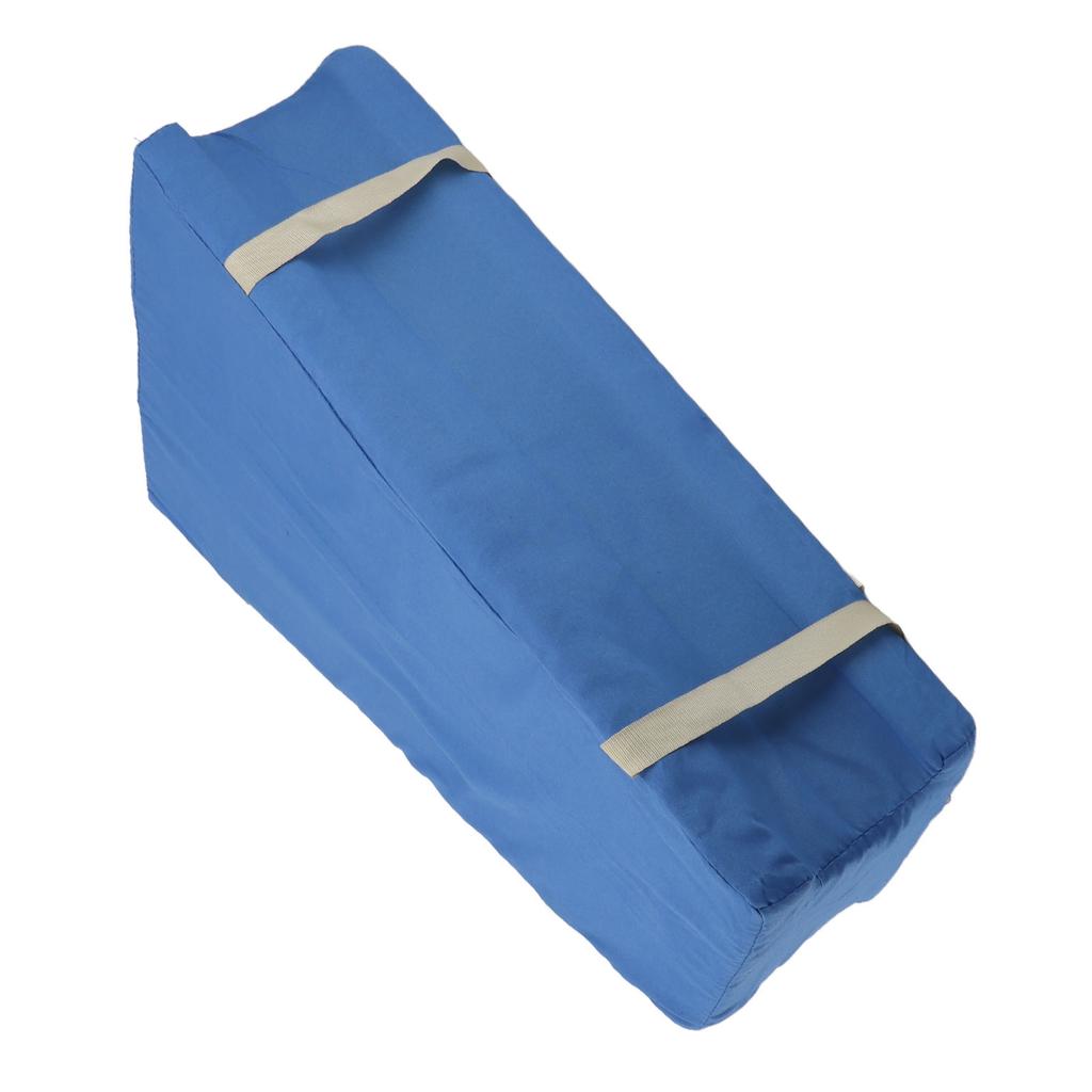 Leg Cushion Trapezoidal Grooved Sponge Body Positioning Pillow with Strap for Preventing Bedsores