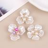 2pcs Shirt Button Covers Floral Buttons Seamless Sewing Clip Decorative Shirts Dresses Fashion Button Clips Clothing Accessory