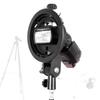 Universal Flash Bracket Mount Adapter with Hand Grip Adjustable for Speedlite Snoots Flash Softbox Photography Umbrella