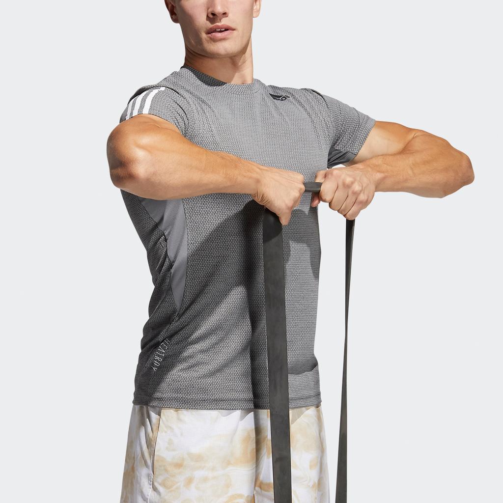 adidas Set-in Sleeve T-Shirt Men's Gray GP7655